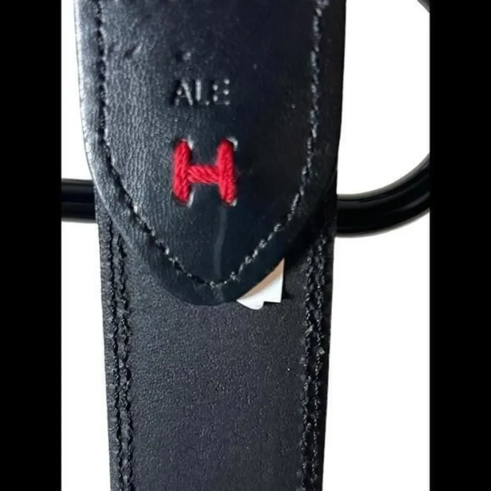 Tommy Hilfiger Men's‎ Black Synthetic Leather Handcrafted Size 42/105